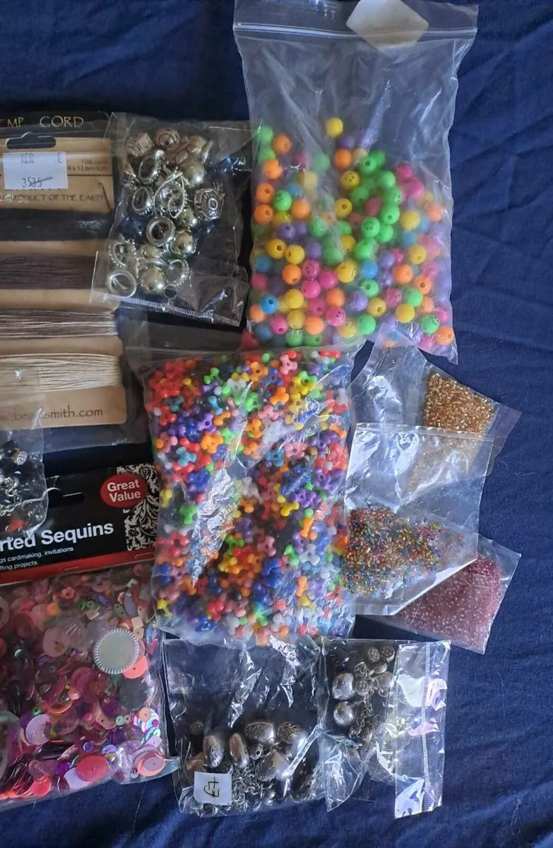 Huge Jewellery Making / Craft Beads Bundle - Image 2