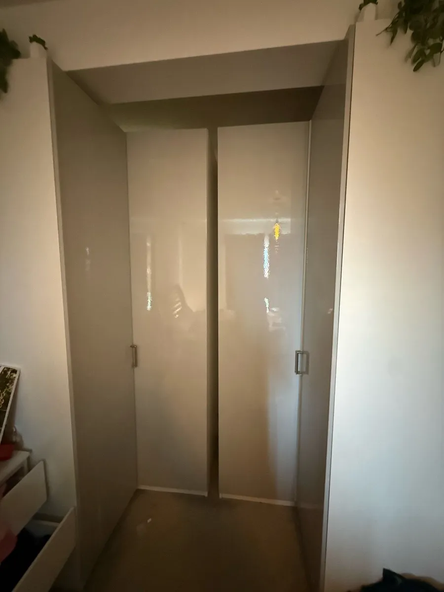 Pair of ikea corner wardrobes. - Image 1
