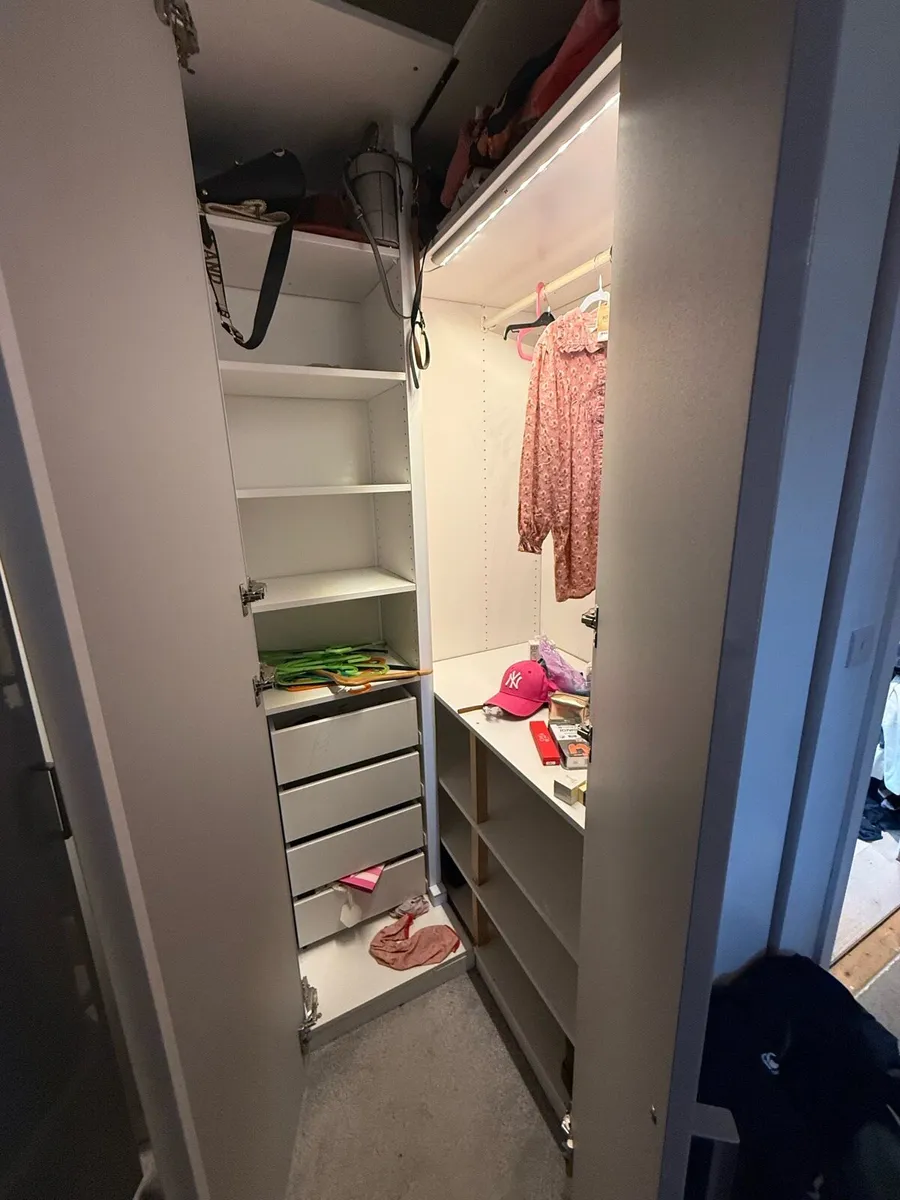 Pair of ikea corner wardrobes. - Image 2