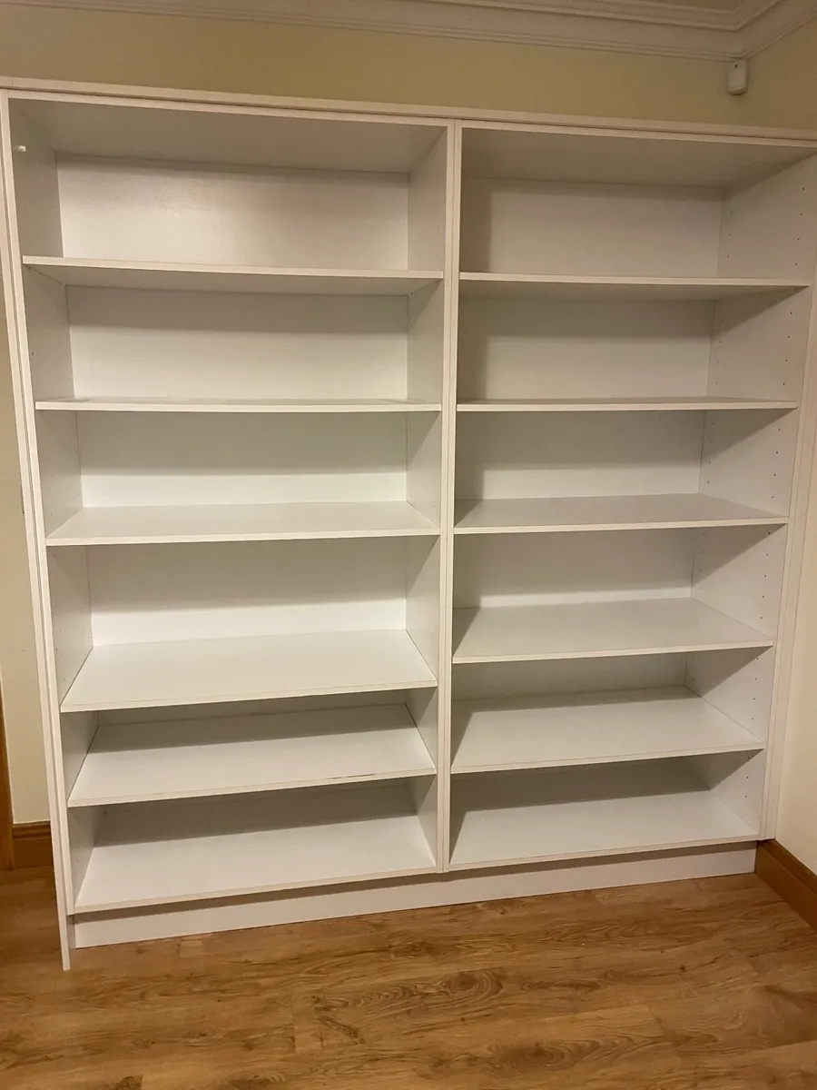White open shelve unit - Image 1