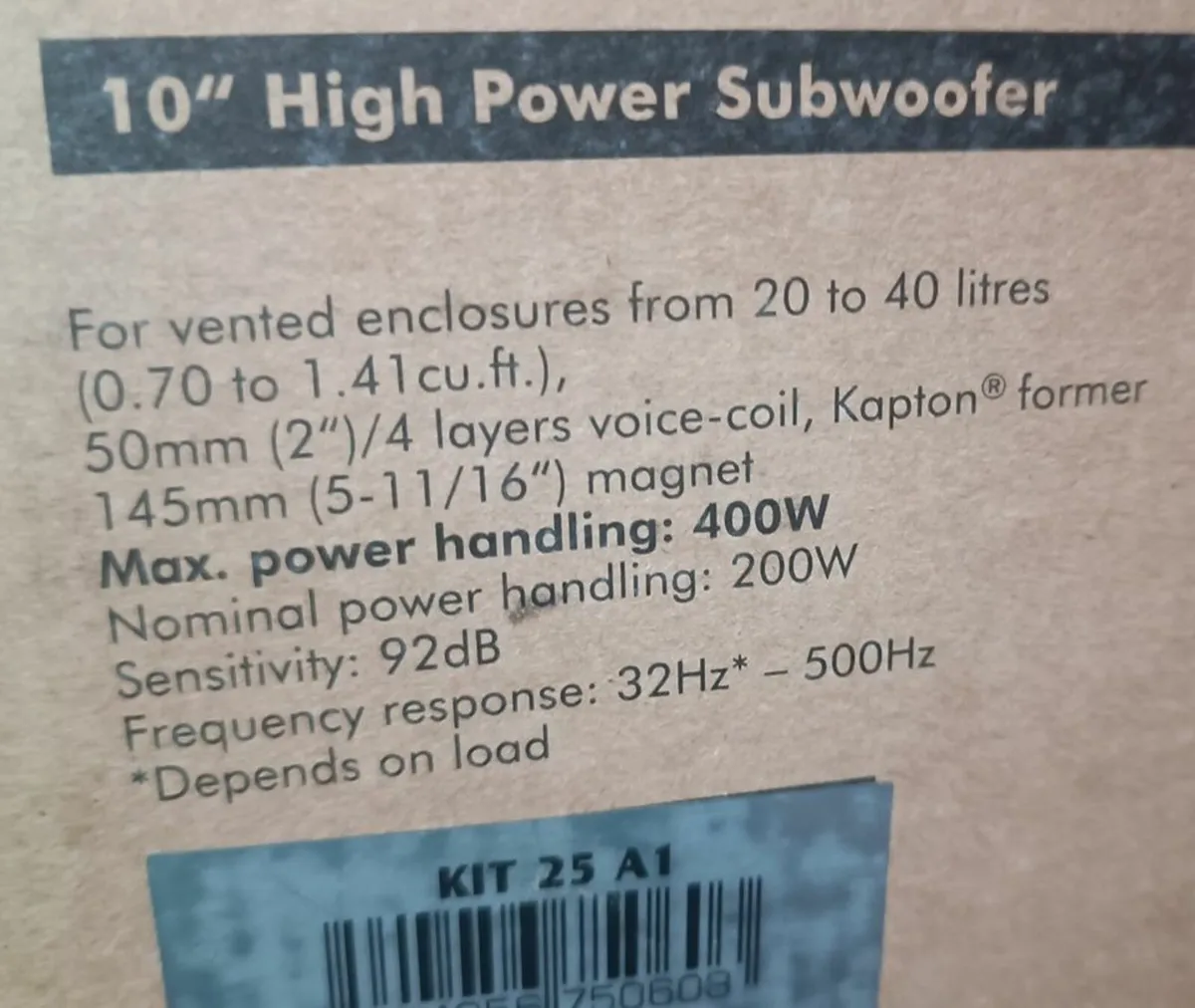 FOCAL Car Passive 200RMS Subwoofer - Image 4