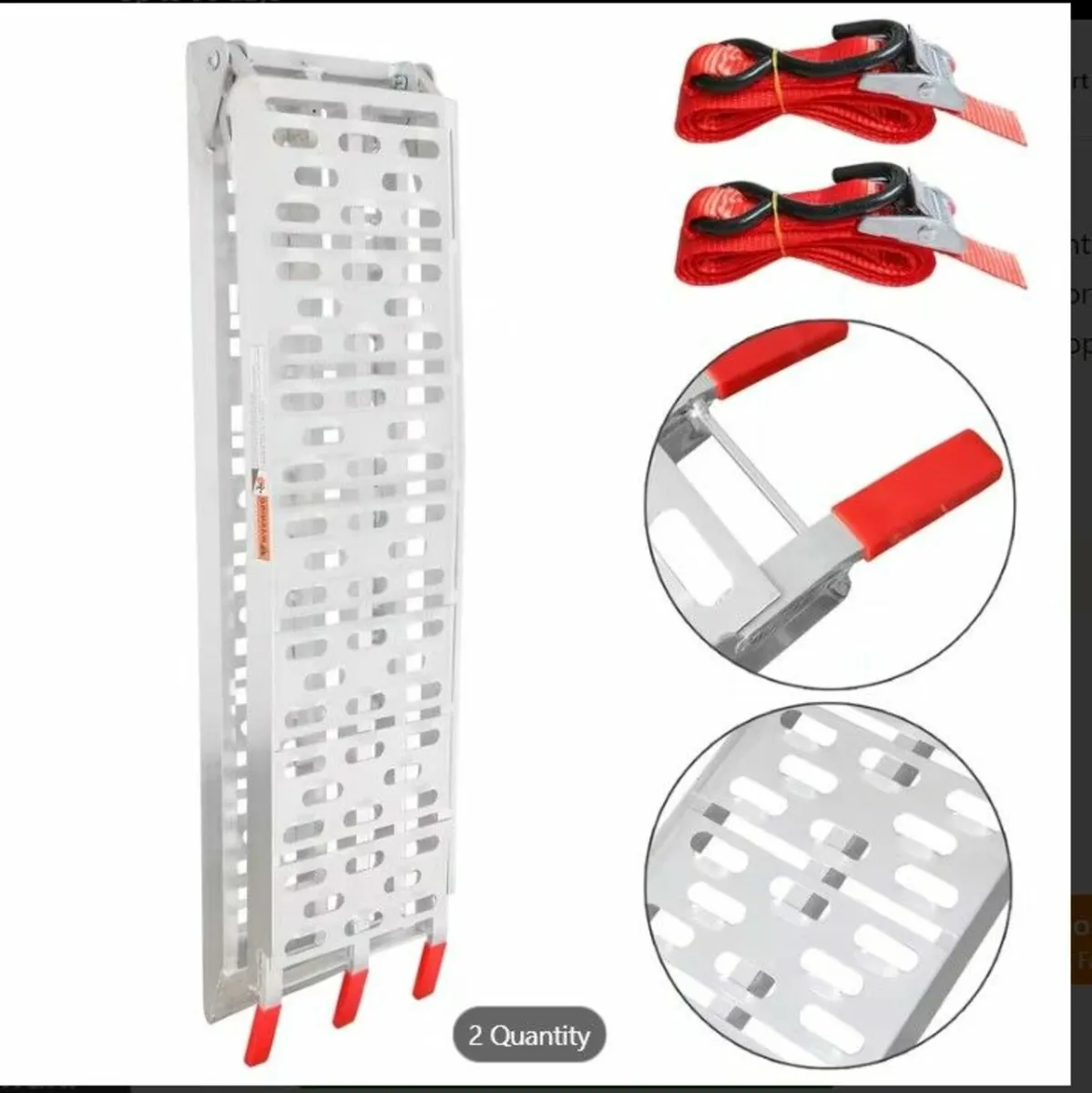 R Aluminum Ramps 2-Piece Heavy Duty - Image 2