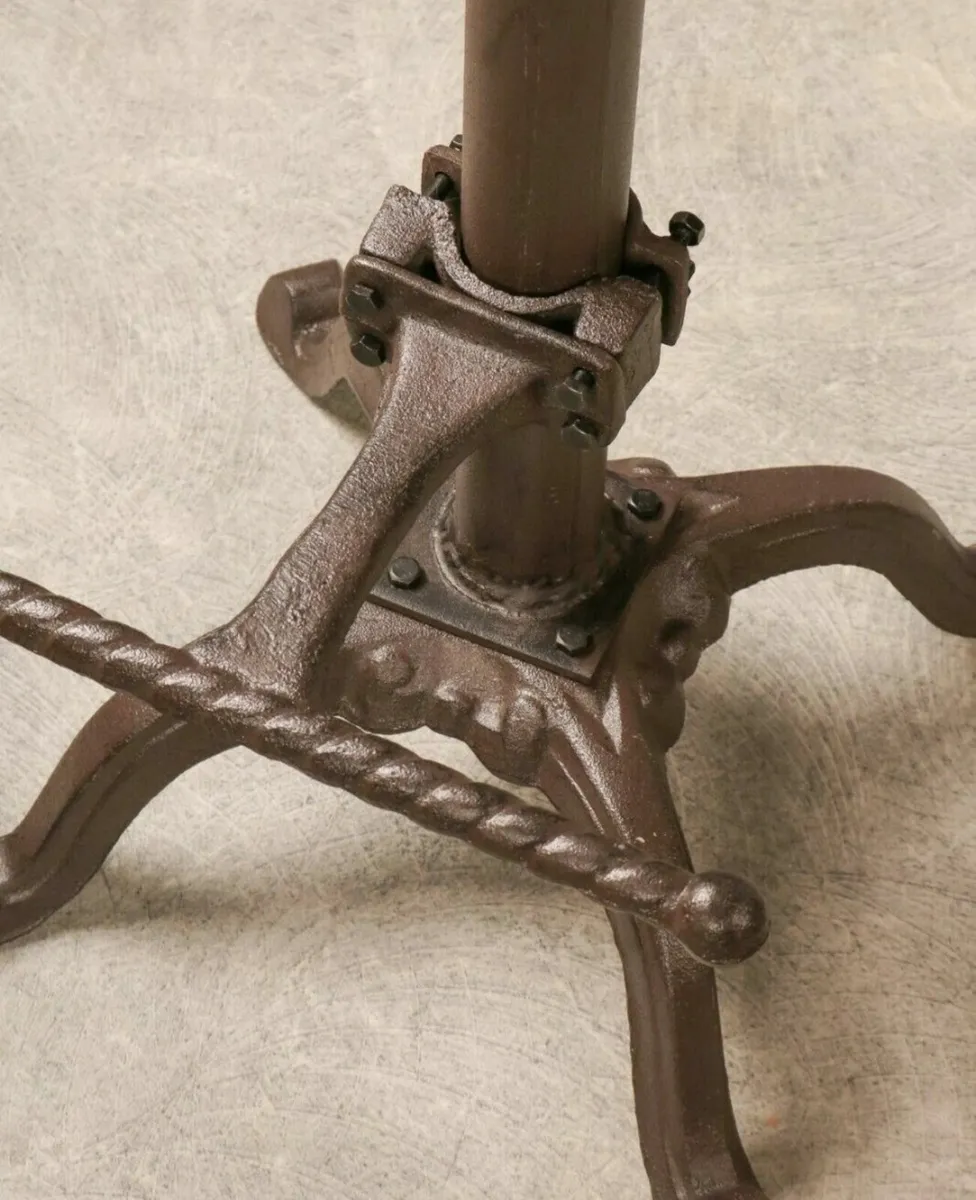 2 x Tractor Style Cast Iron Kitchen Bar Stools NEW - Image 4