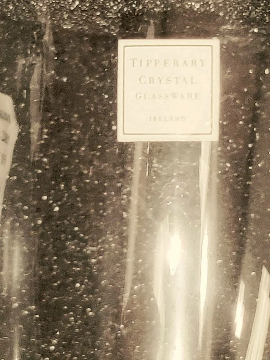 TIPPERARY CRYSTAL, 6 Huge Pint Hand Blown Tumblers - Image 3