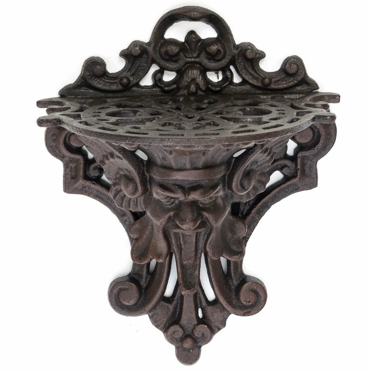Cast Iron Gargoyle Wall Shelf Antique Style - Image 2