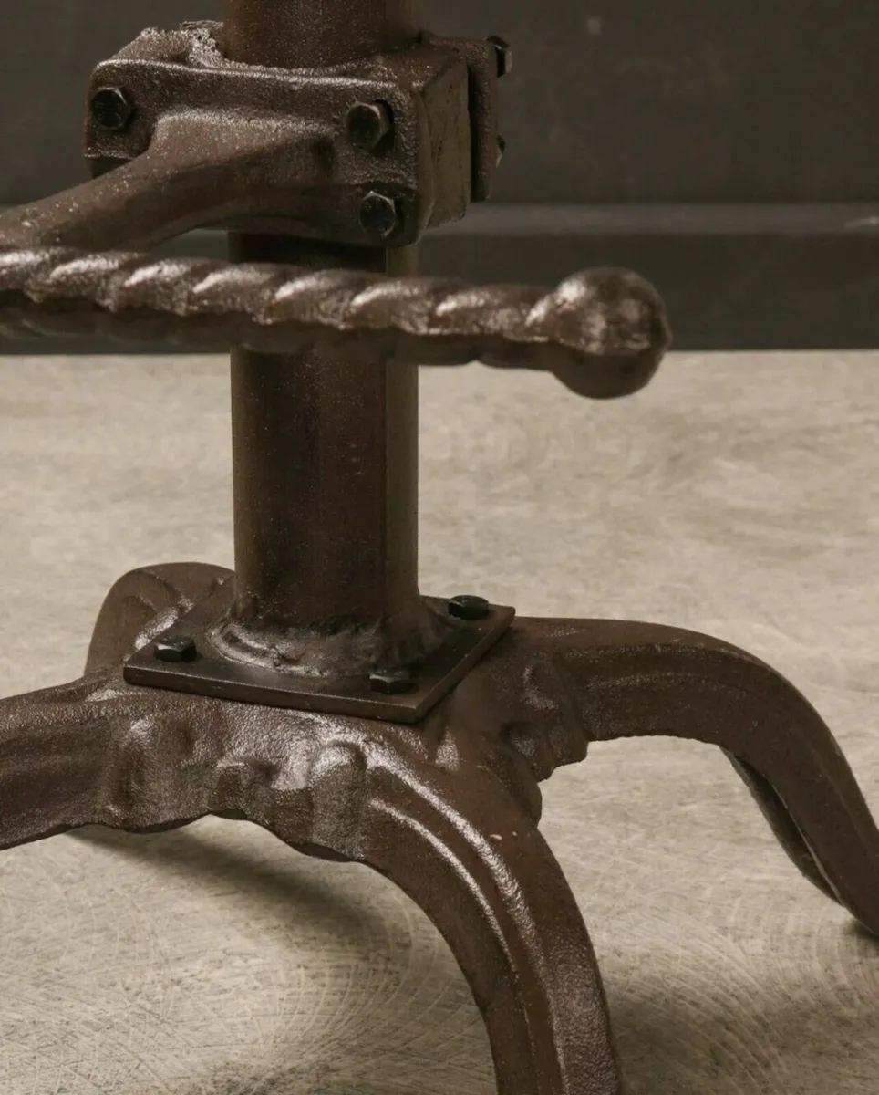 New Cast Iron Tractor Style Bar Stool - Image 3