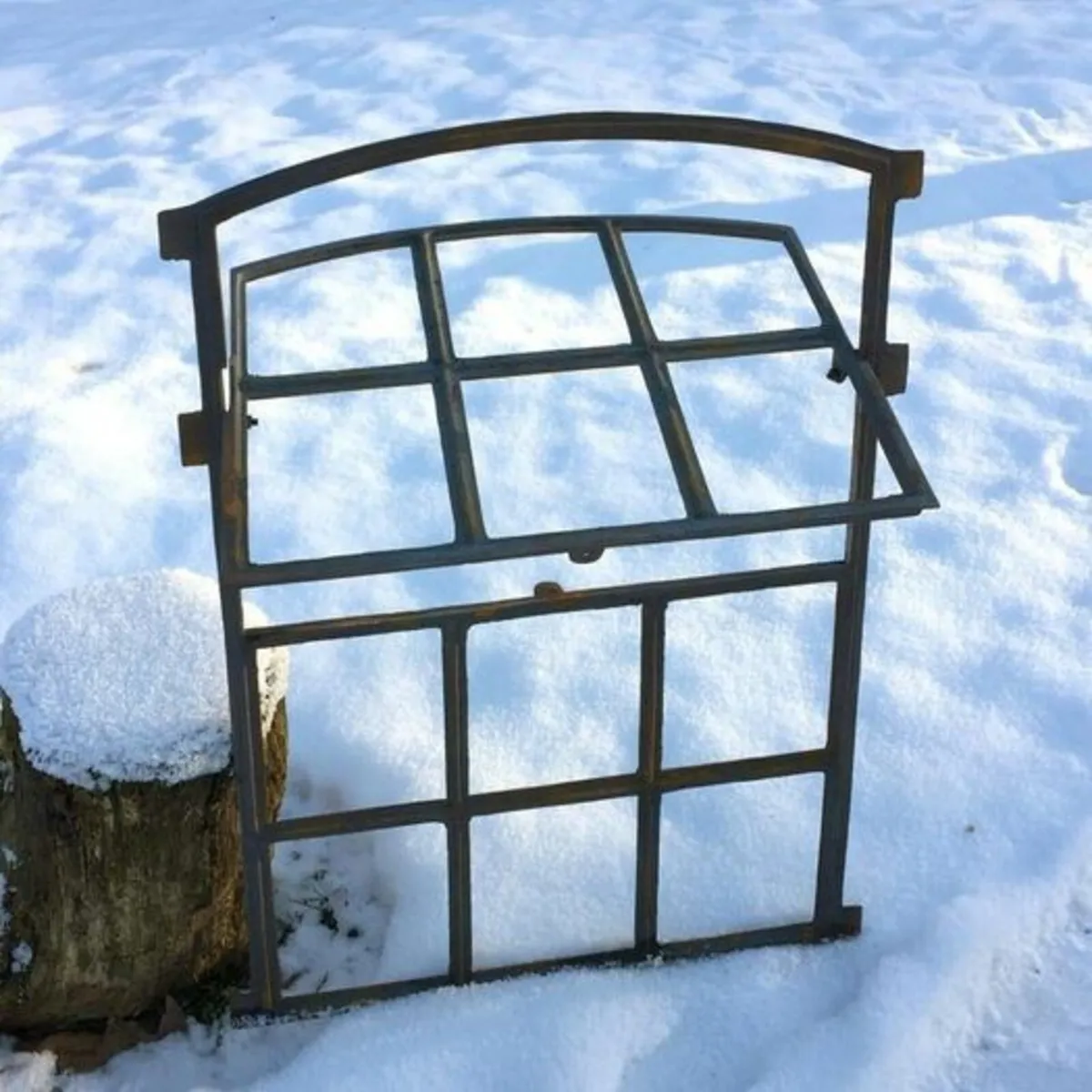 Iron Window Wall Patio Garden House Antique Garage - Image 4