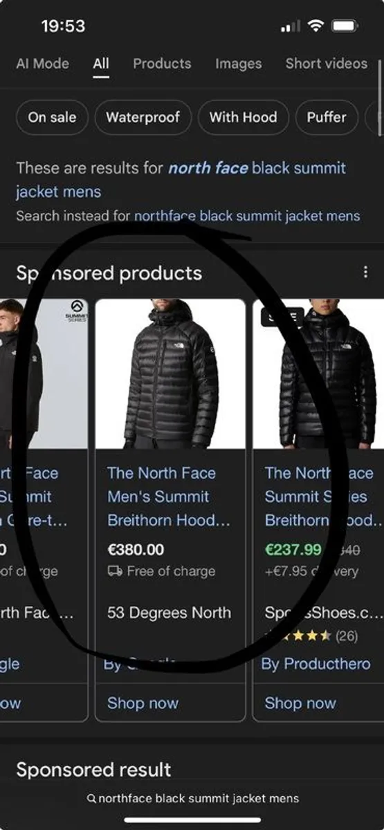 northface summit jacket
