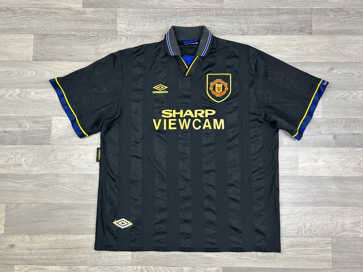 Vintage 1993 Manchester United Kung Fu Jersey XXL - Image 1