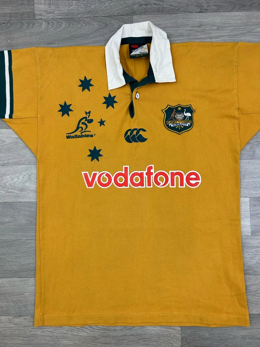 Vintage 2002 Canterbury Australia Rugby Jersey M - Image 2