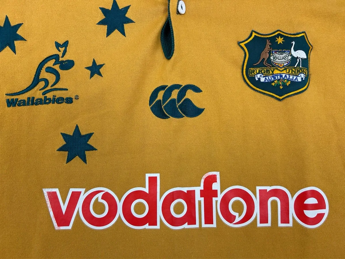 Vintage 2002 Canterbury Australia Rugby Jersey M - Image 3
