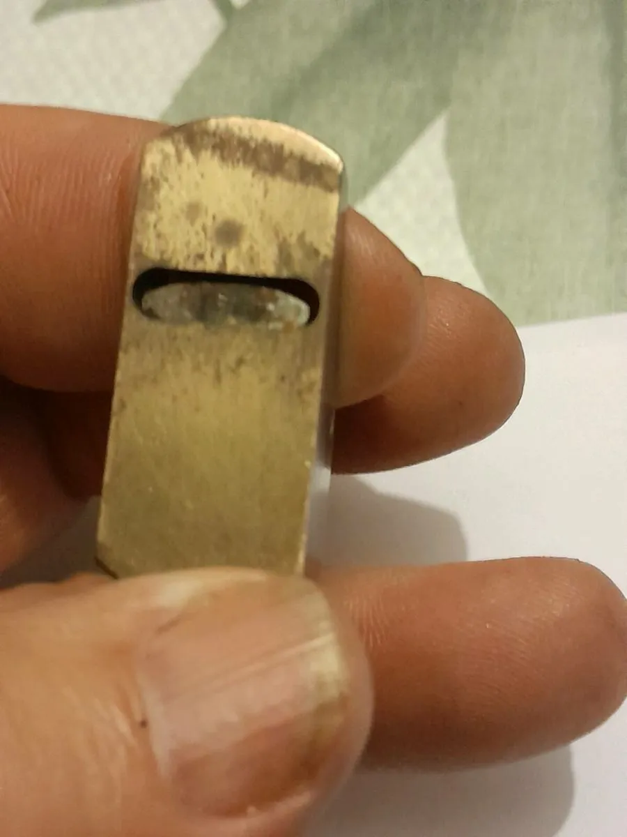 Vintage brass violin plane - Image 4