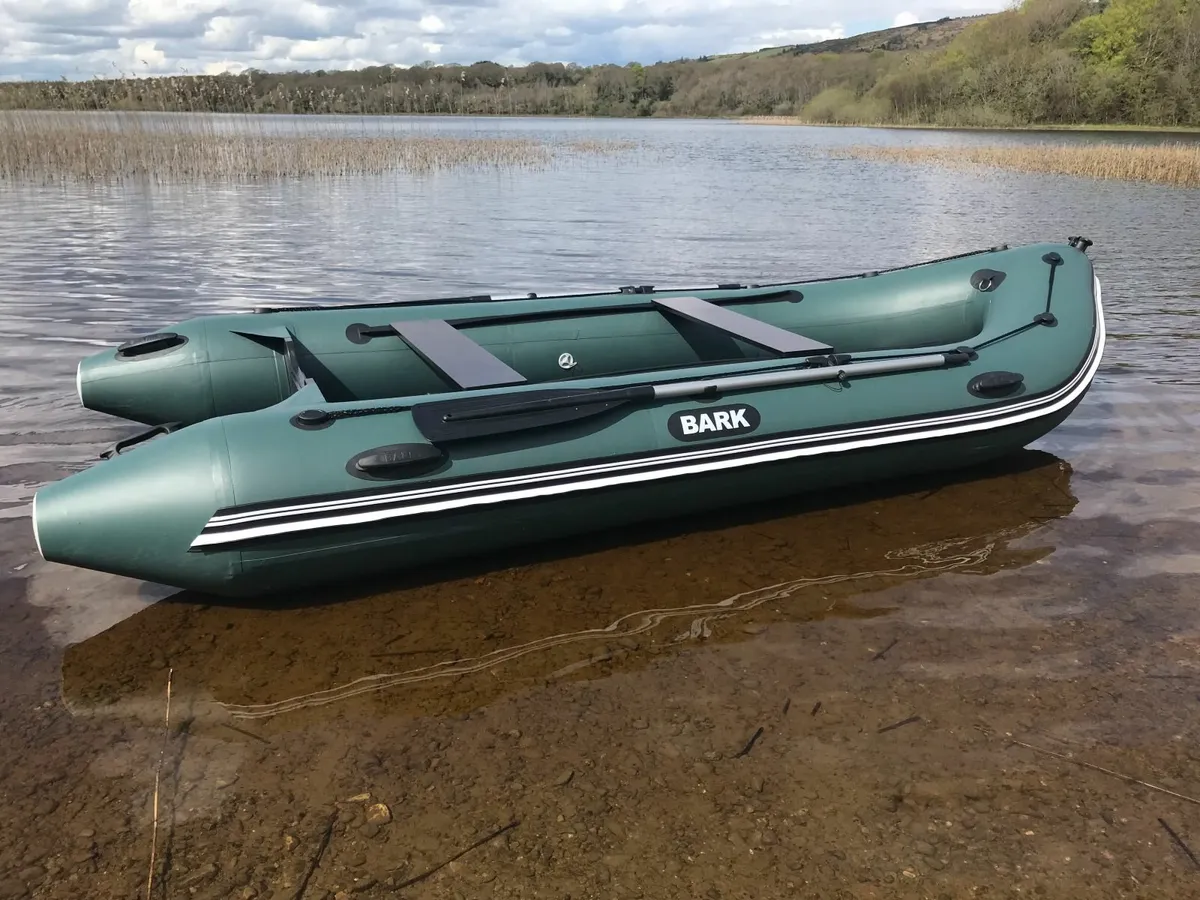 3.90 m new PVC inflatable boat BARK BN-390SD - Image 1