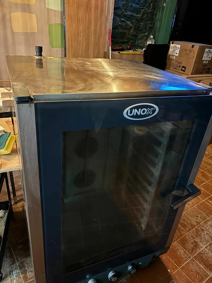 Commercial Combi Oven & Stand - Image 1