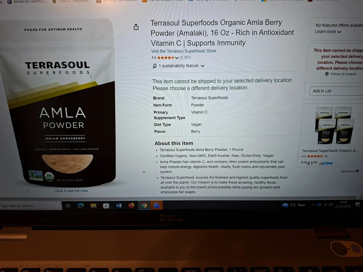 Amla Powder. Superfood. Multiple Health Benefits. - Image 2