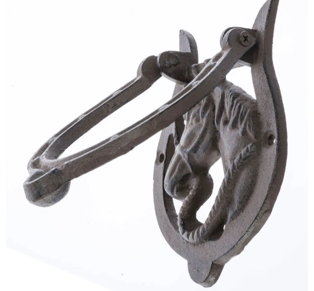 Antique Style Cast Iron Horseshoe Door Knocker NEW - Image 3