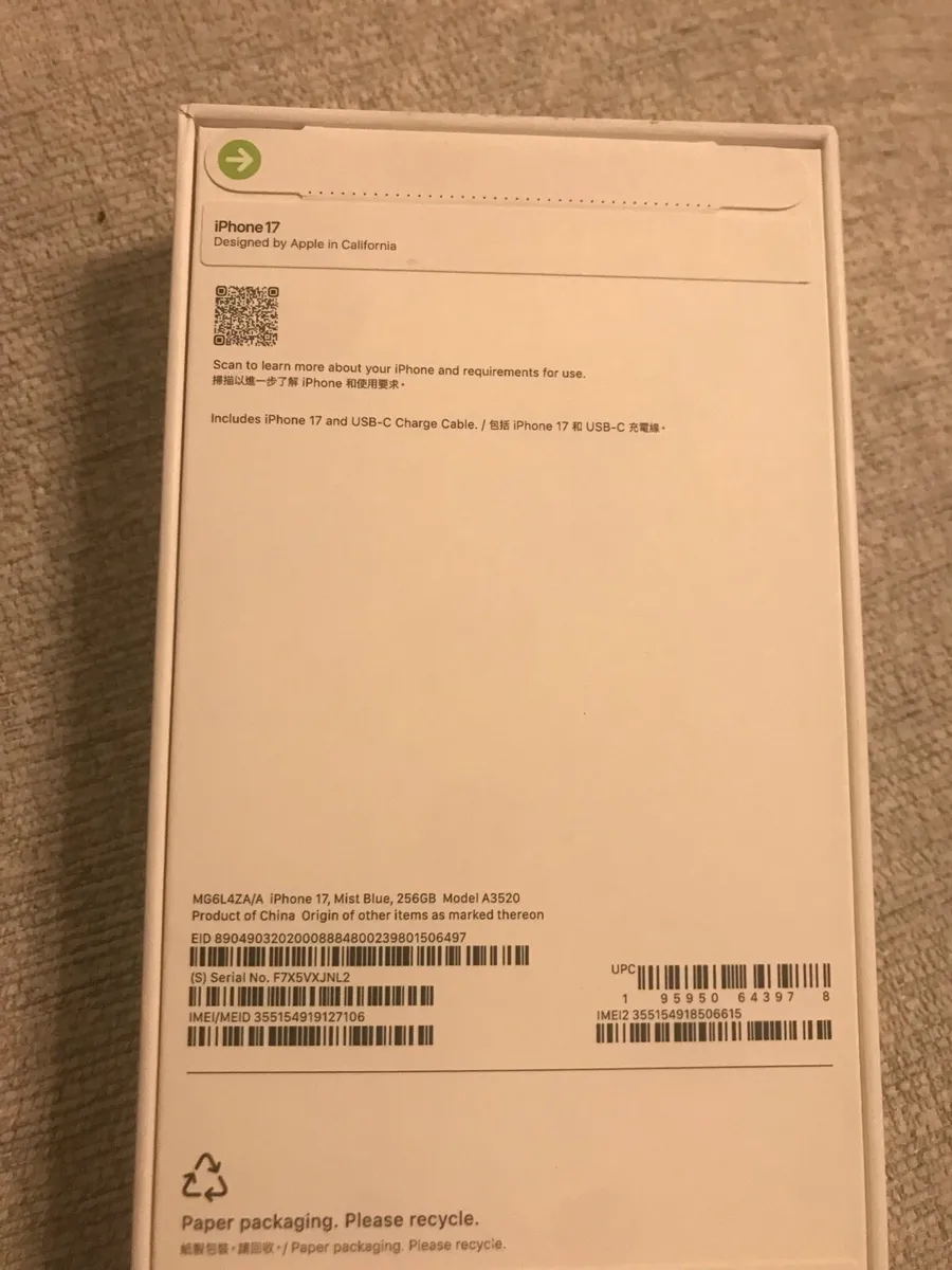 NEW I PHONE 17 256gb FOR SALE - Image 2