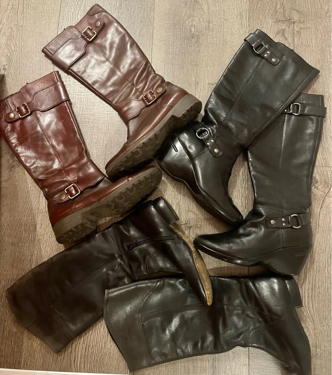 Real leather boots size 6/39 - Image 3