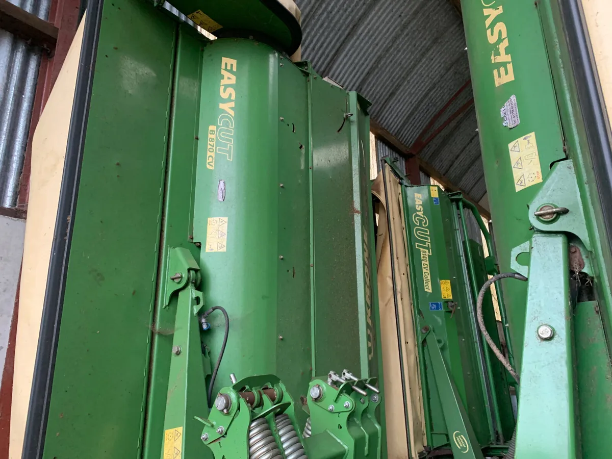 Krone b870cv mowers - Image 3