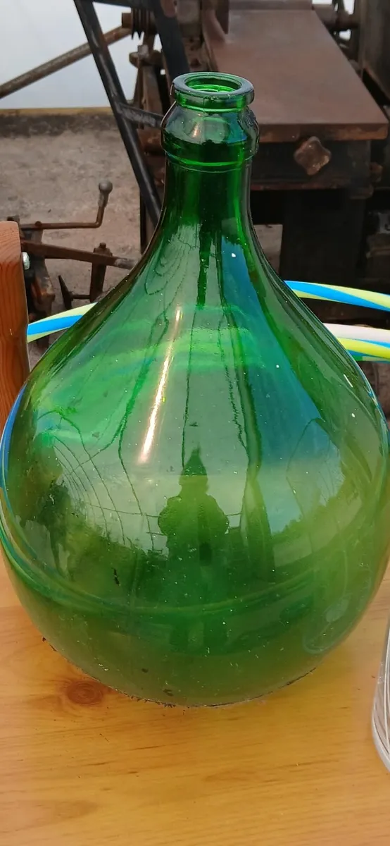 French Demijohn, Green, large