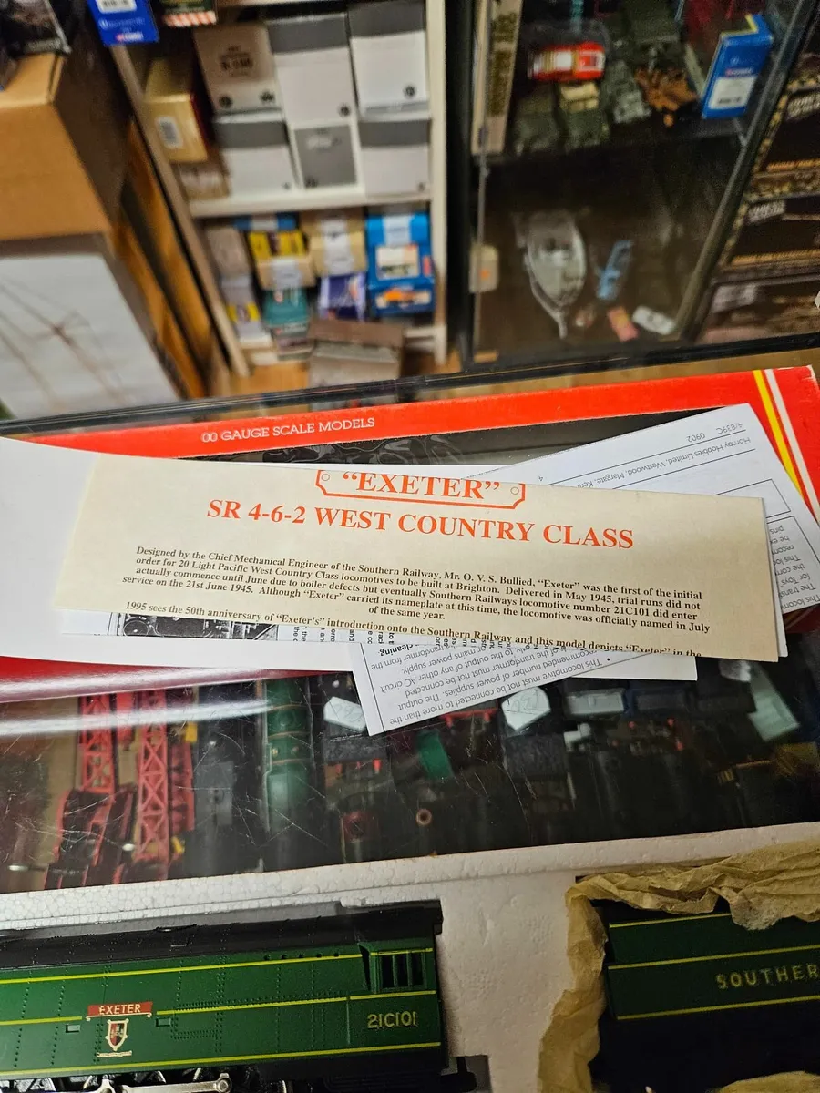 Hornby OO Gauge West Country Class Exeter - Image 3