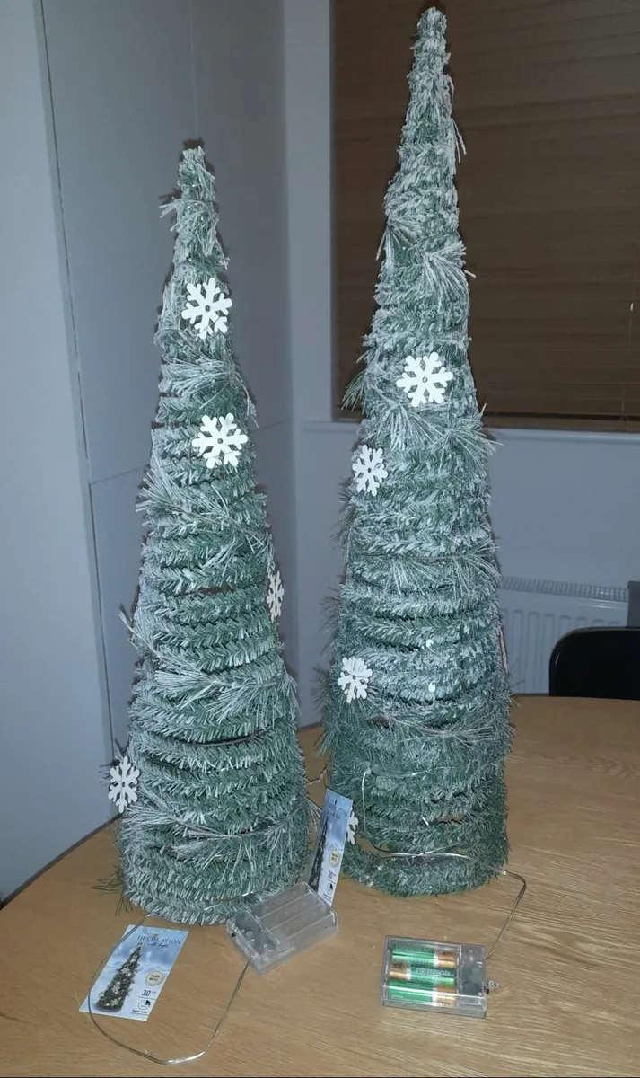 Christmas  Cone Christmas trees , - Image 1