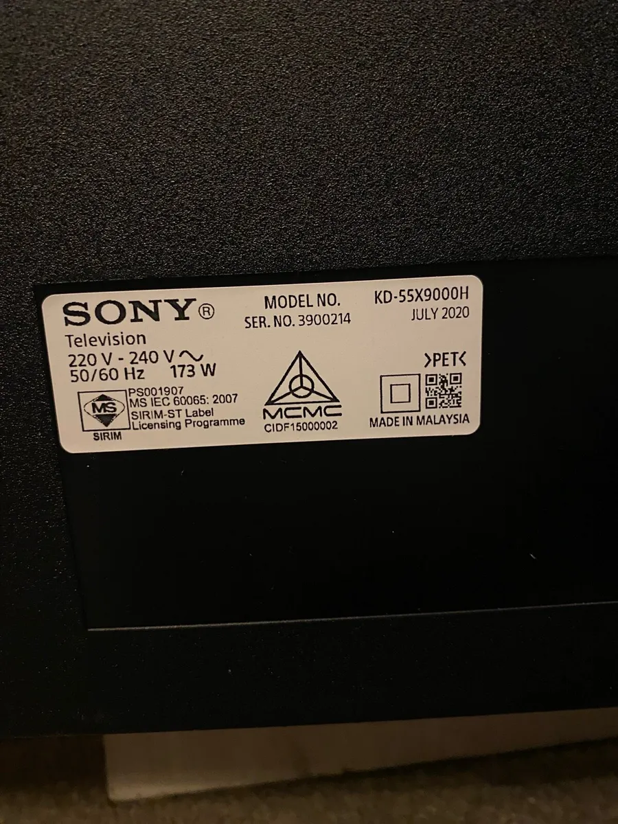 55” Sony Bravia 4K smart TV - Image 2