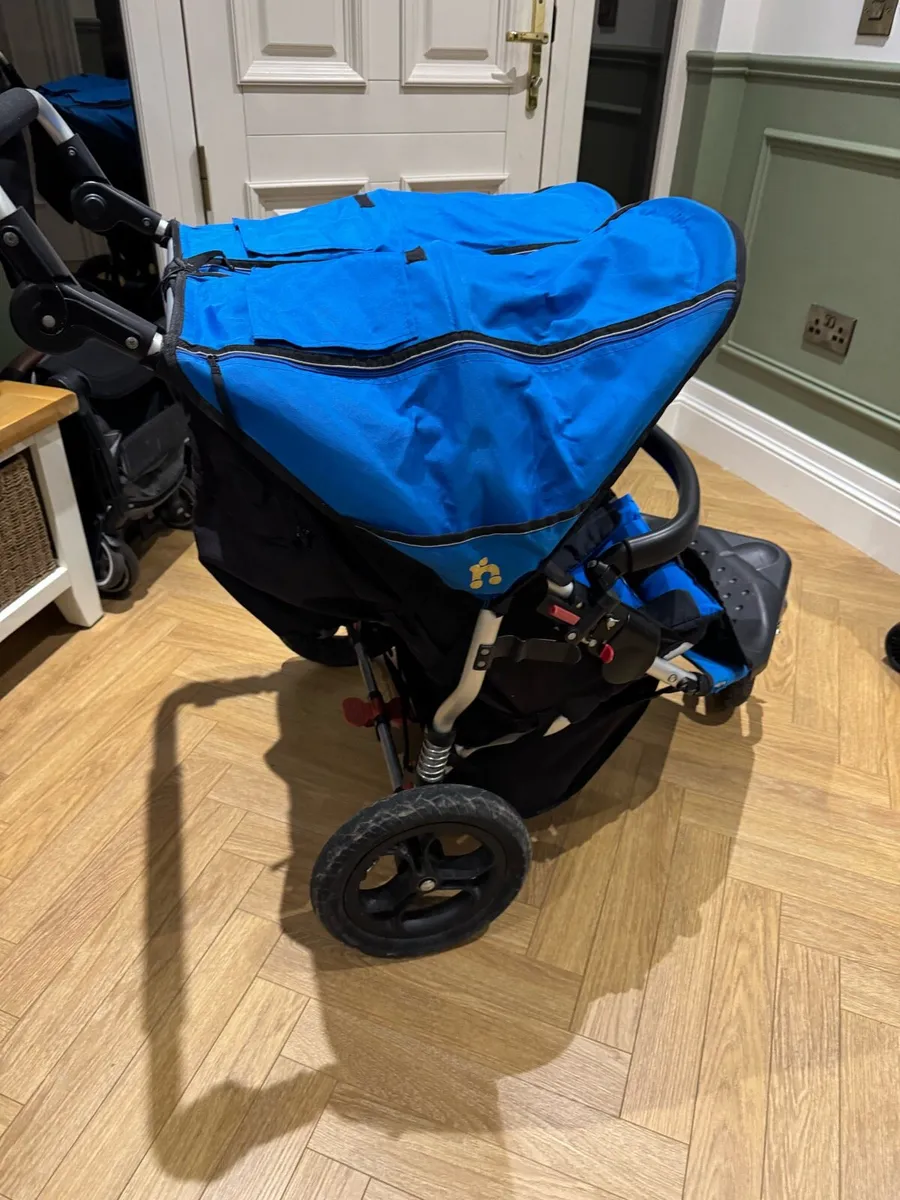 Out and about double pram For Sale - Image 4