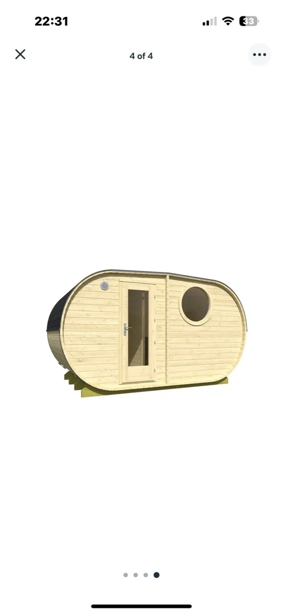 Garden outdoor sauna - Image 2