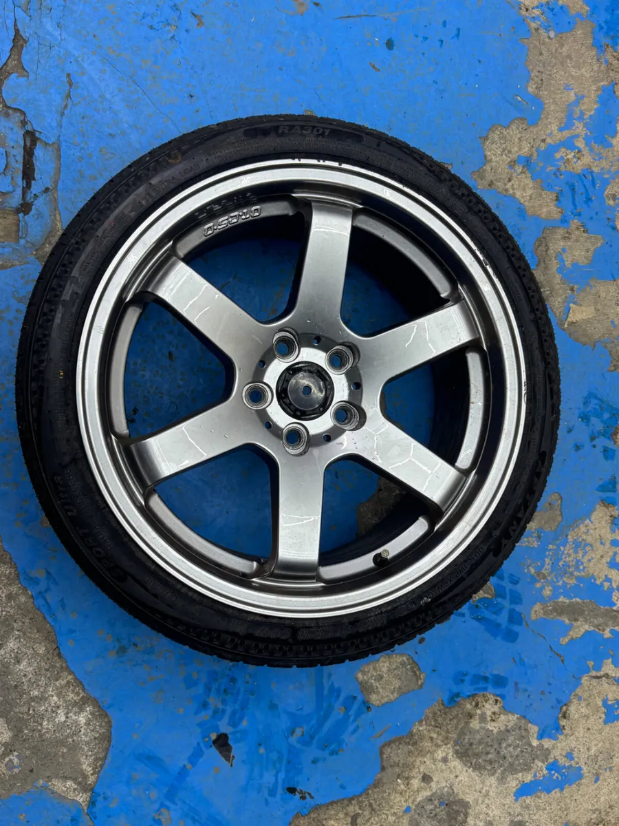 18” 5x112 jap style alloy and tyres 5x112 - Image 1