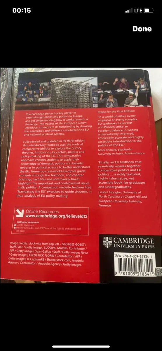 Politics of European Union book - Image 2