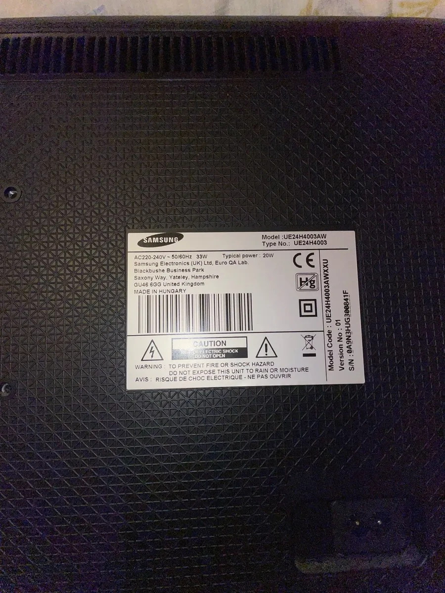 Samsung 20 inch TV - Image 3