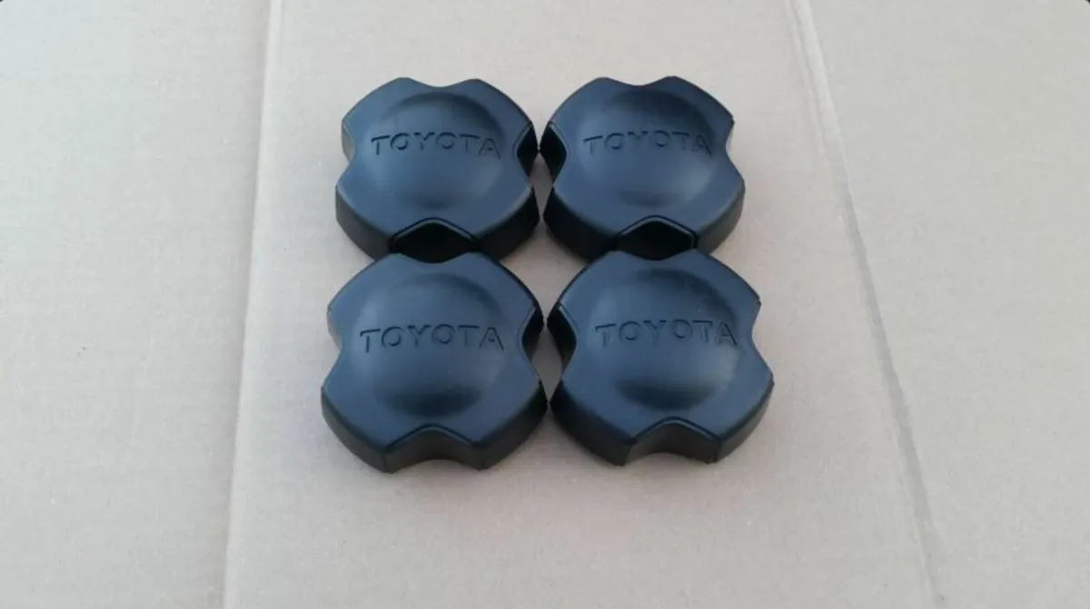 Set of 4 x Genuine Toyota Starlet Steel Wheel Caps - Image 1