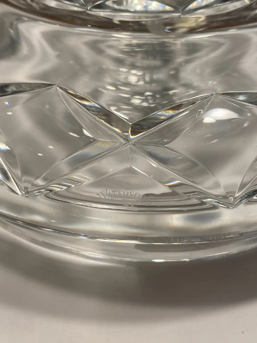 Vintage WATERFORD ACHILL CRYSTAL LAMP - Excellent - Image 3
