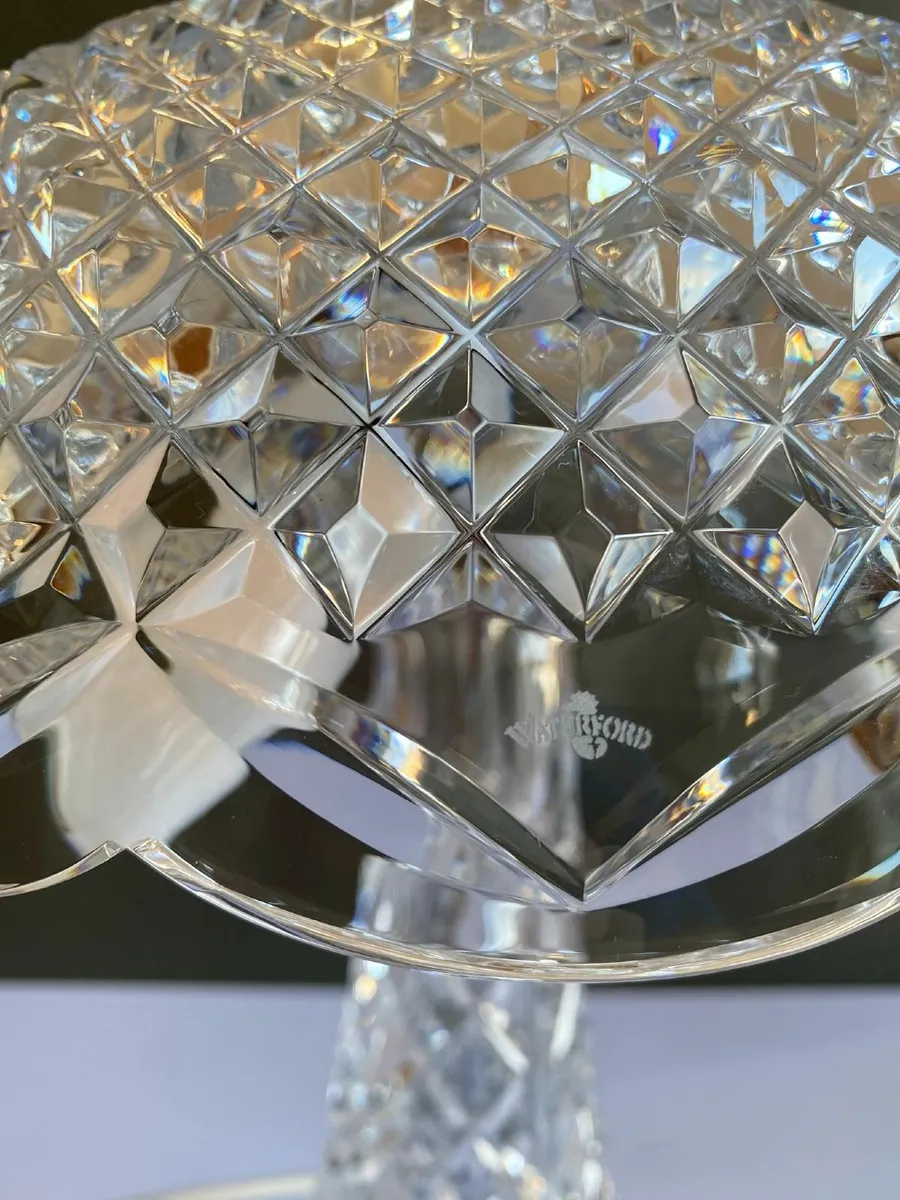 Vintage WATERFORD ACHILL CRYSTAL LAMP - Excellent - Image 4