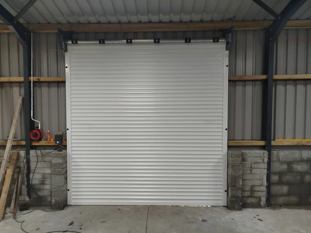 insulated  roller  door  black - Image 2