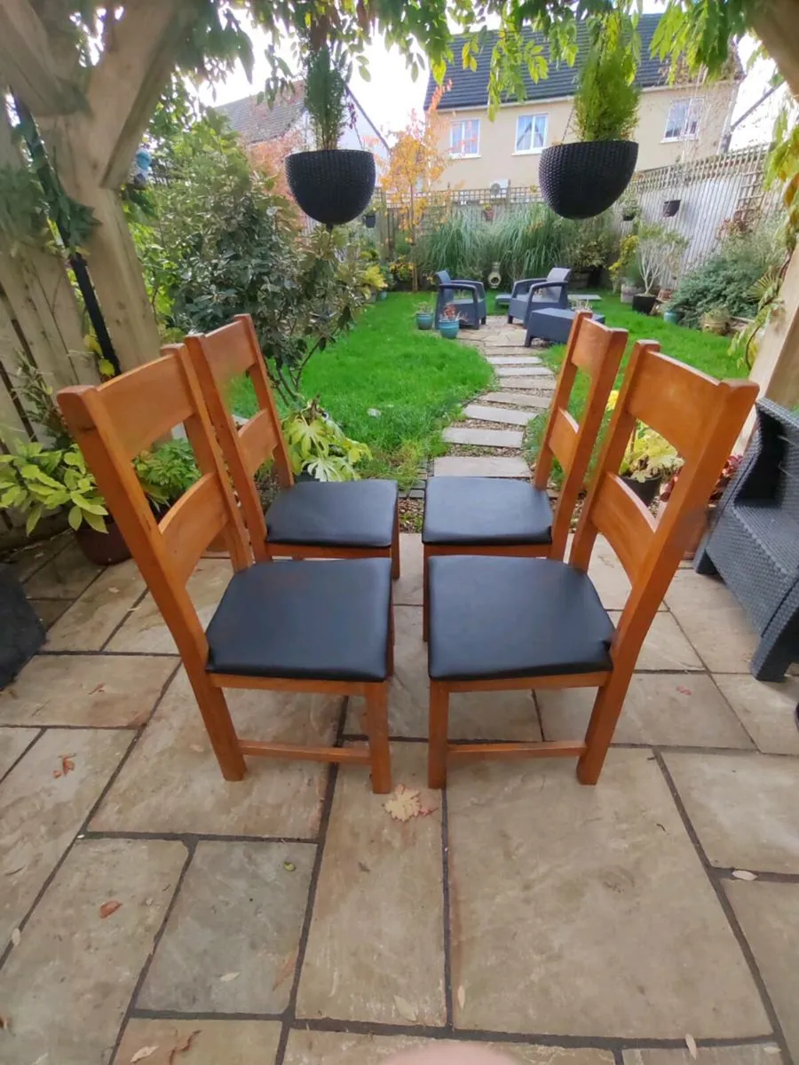 4 kitchen dining chairs - Image 2