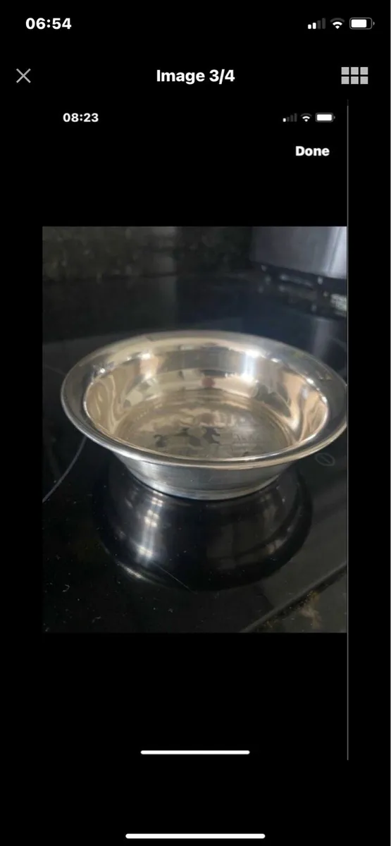 Silver Plated Wine Bottle Coaster - Image 1