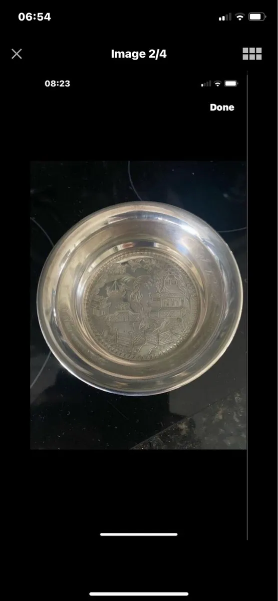 Silver Plated Wine Bottle Coaster - Image 3