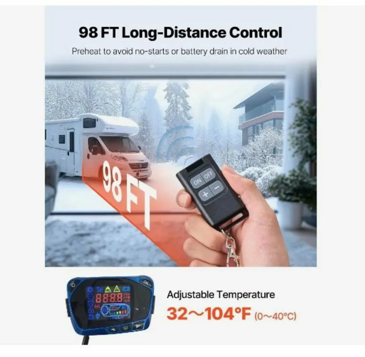 Diesel Air Heater All-in-one 12V 8KW Bluetooth - Image 4