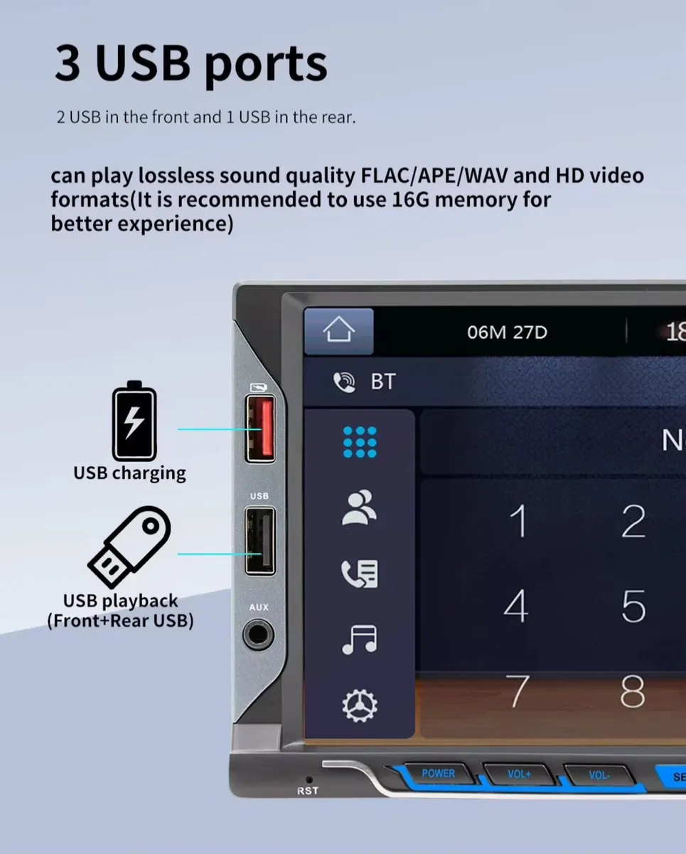 Universal Android/CarPlay Head Unit - Image 4