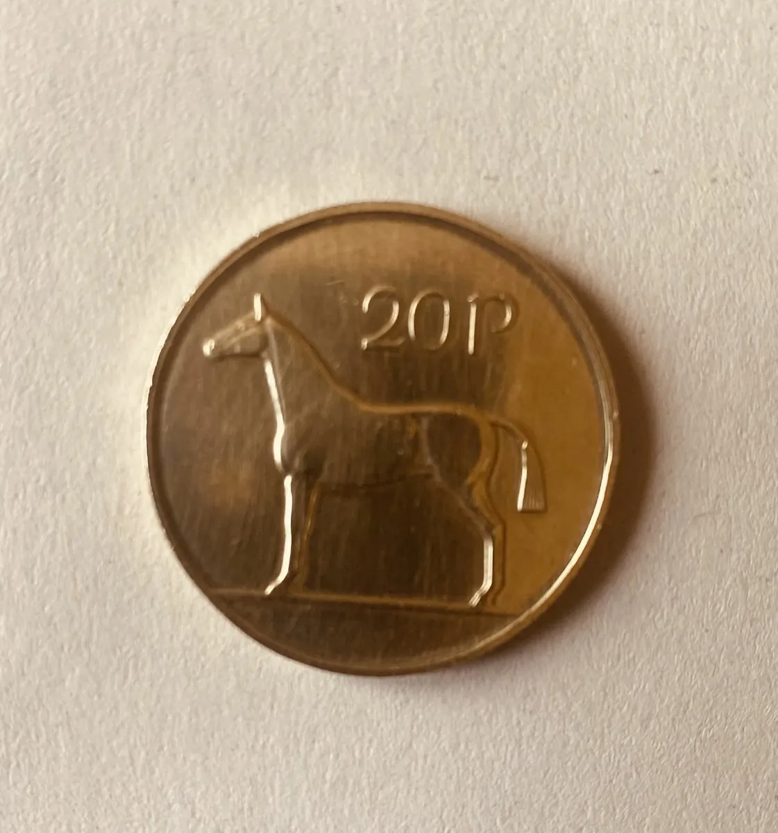 Eire, 20P coin, 1986, Free Post - Image 1