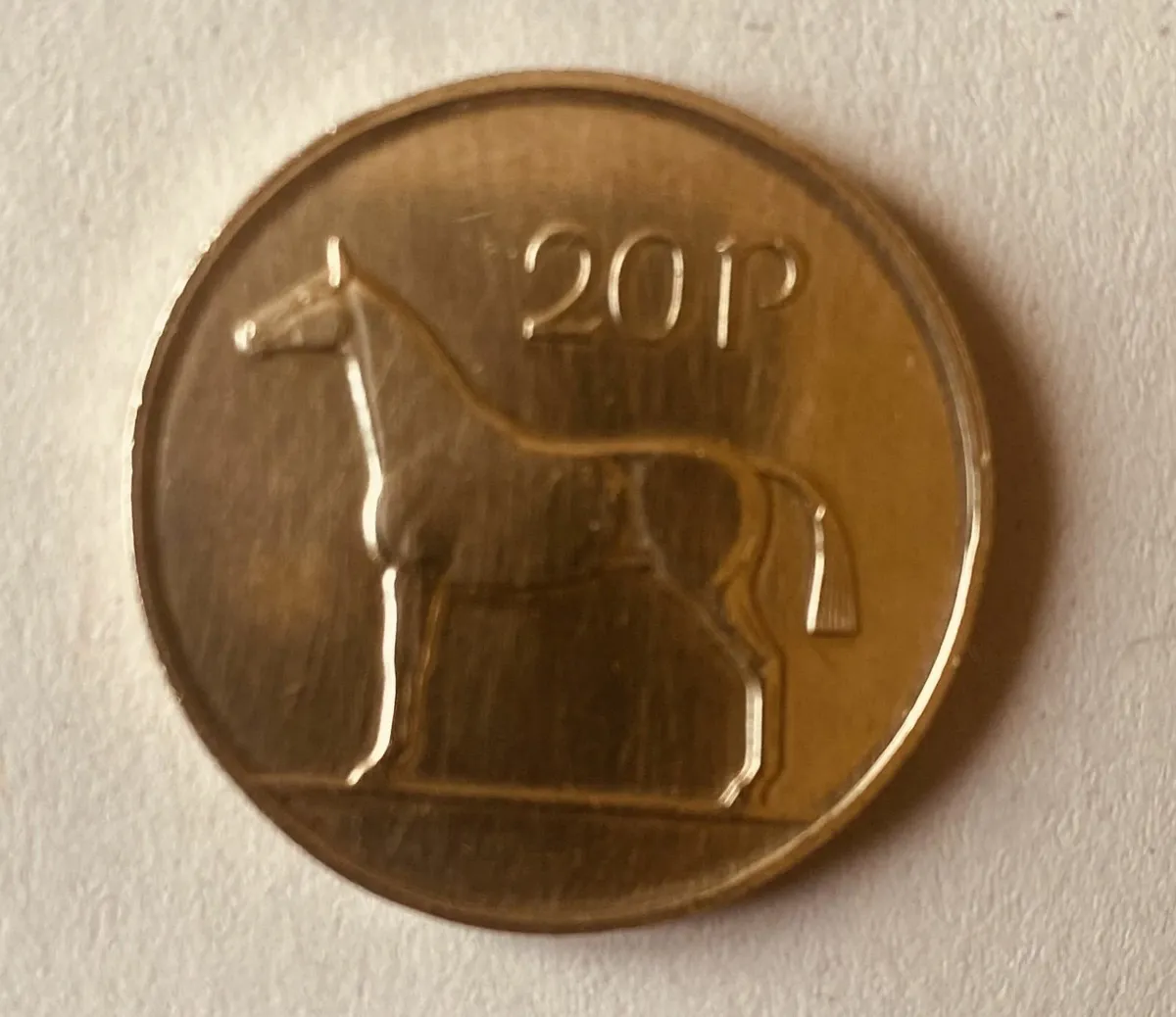 Eire, 20P coin, 1986, Free Post - Image 2