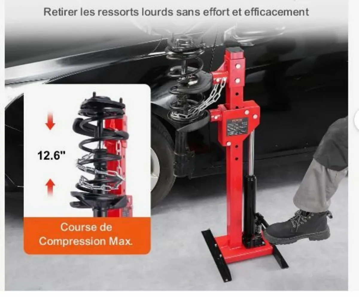 Strut Spring Compressor, 4.5 Ton - Image 2