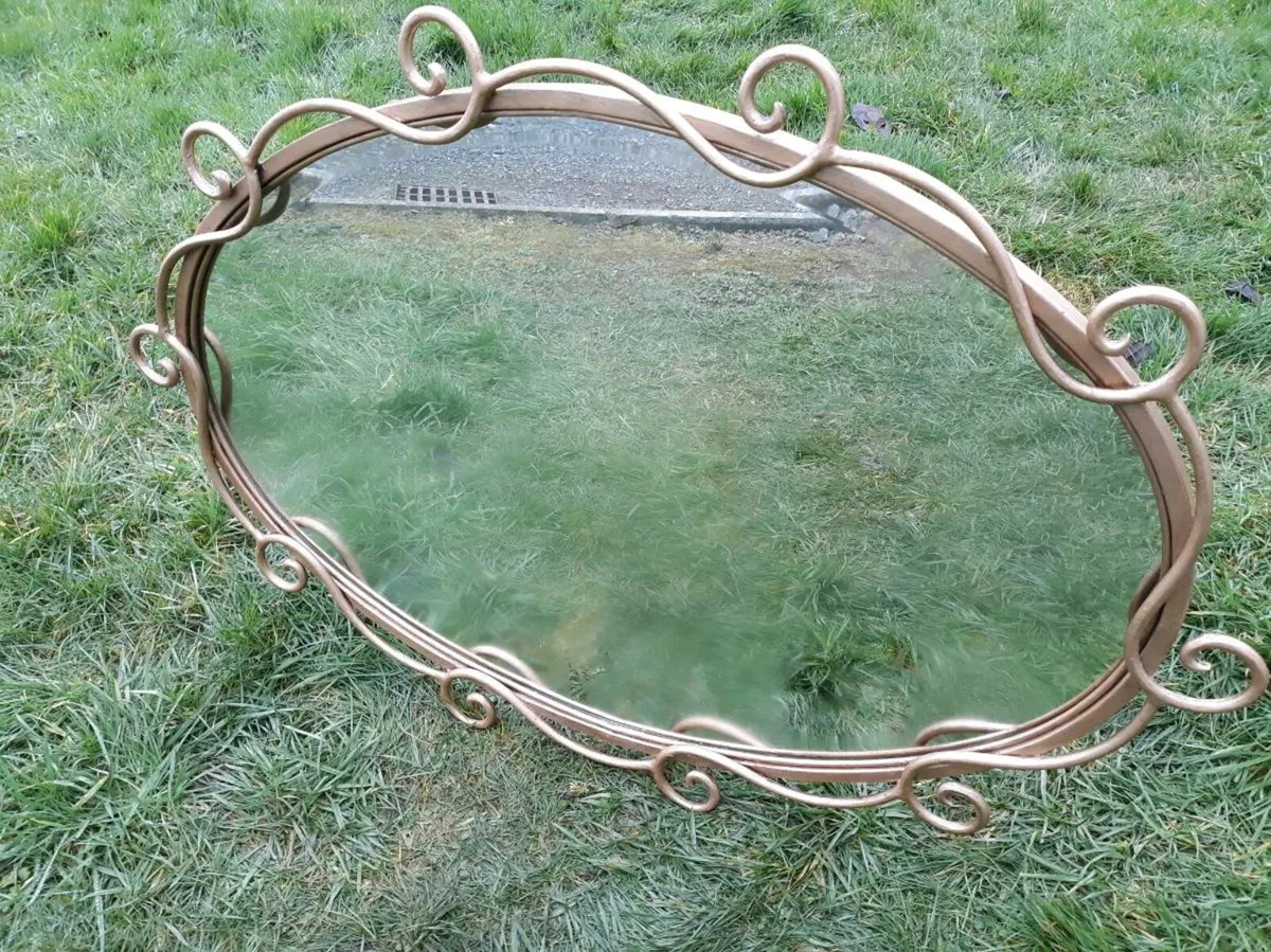 Gold Decorative Mirror - Image 1