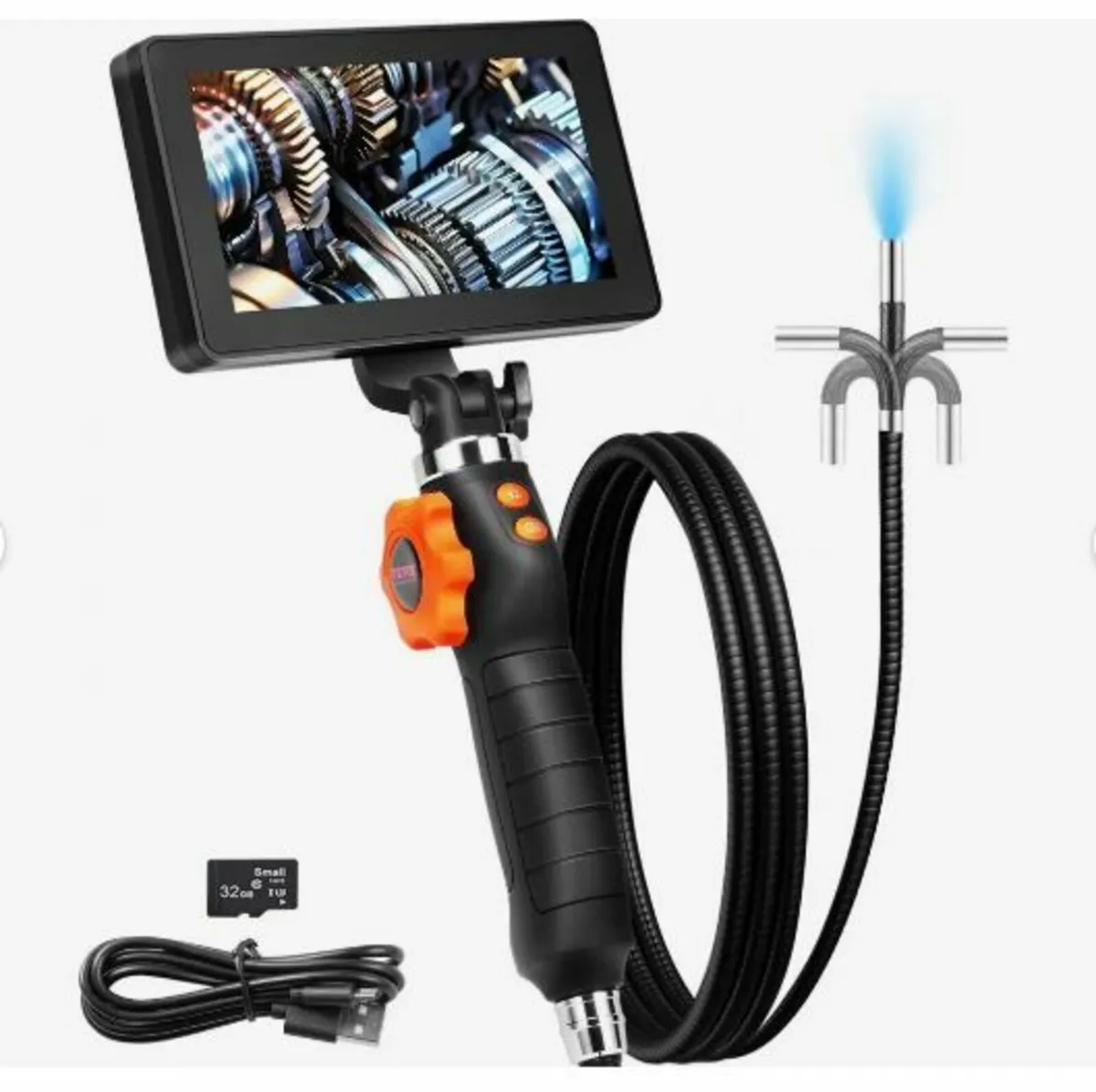Articulating Borescope Camera with Light - Image 1