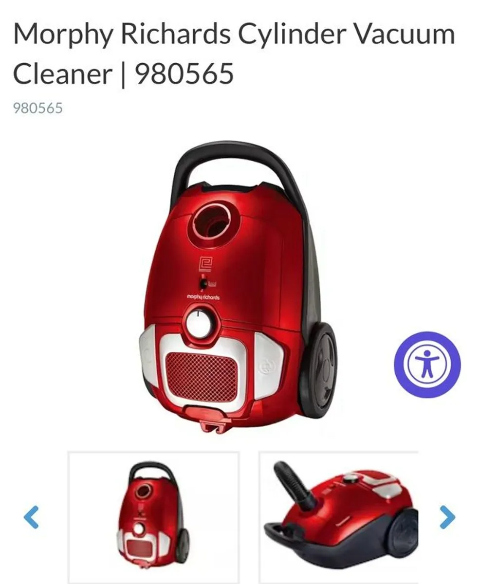 Small Morphy Richards Vacum Cleaner/Hoover - Image 4