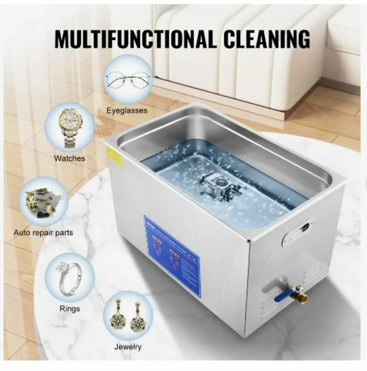 Professional Ultrasonic Cleaner, 30 L Ultrasonic - Image 4