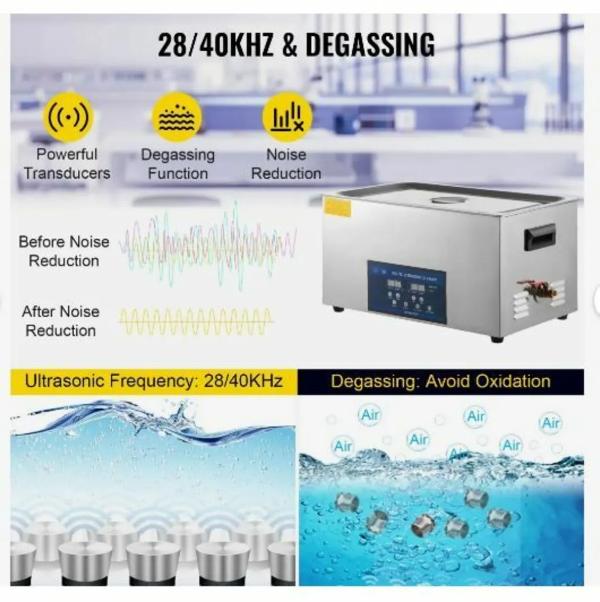 30L Ultrasonic Cleaner Dual Frequency - Image 3