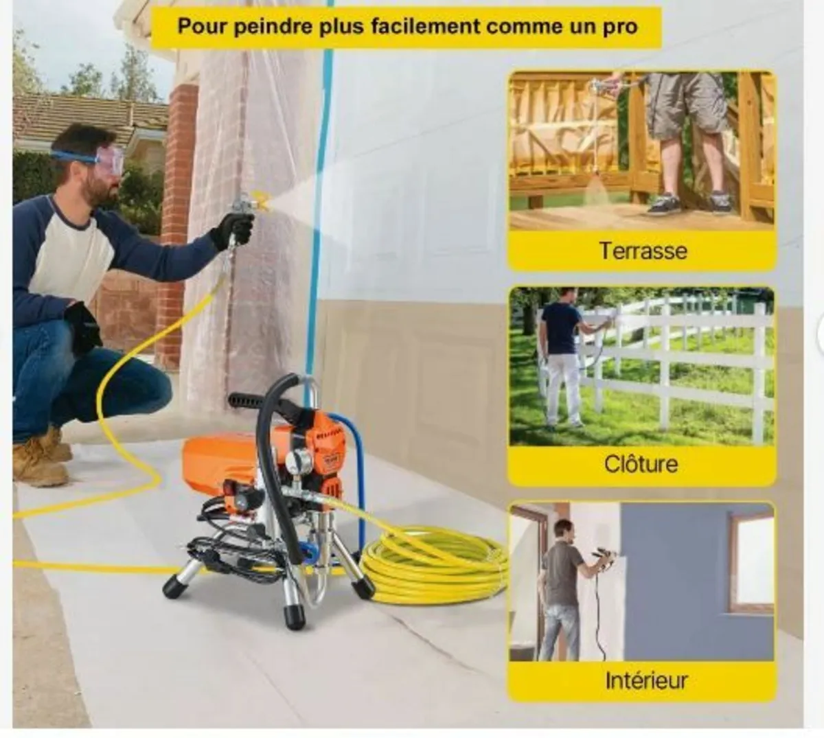 Airless Paint Sprayer 2200W - Image 2